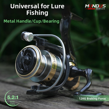 Pilnmetāla spinning spole makšķerēšanai, iepakojums 40 gab., piemērots privātai zīmei