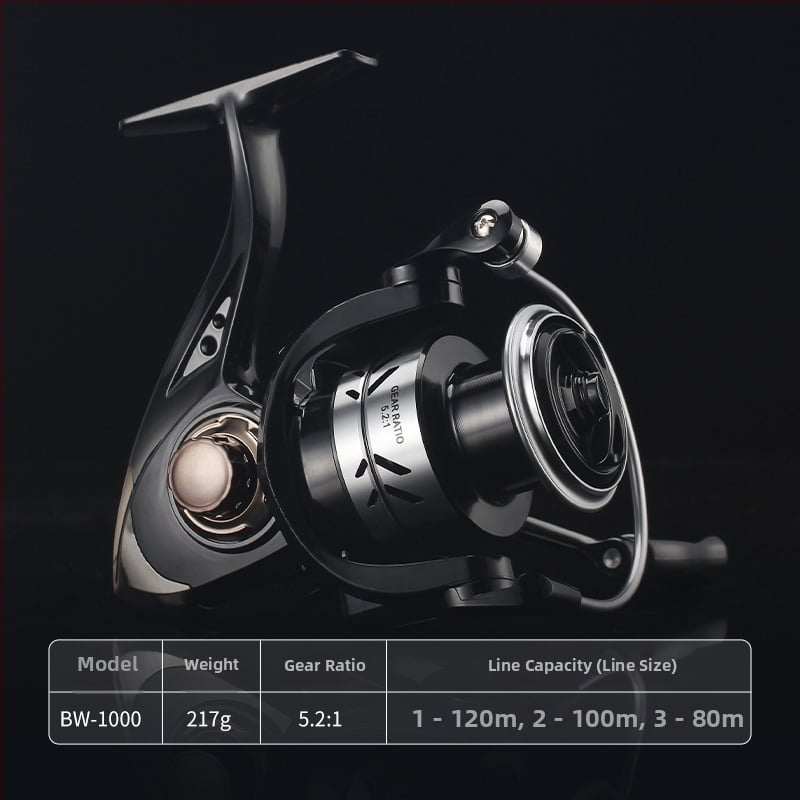 HAUT TON/HORTON spininga spole zvejai — pārneses attiecība 5.2:1, iepakojums 40 gab., licencēts privātais zīmols