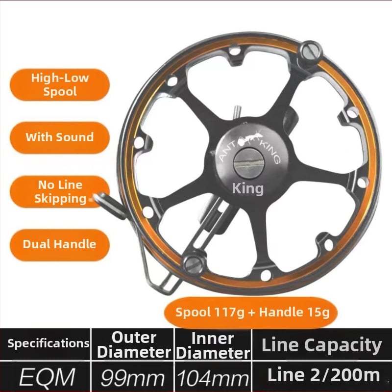 Priekšējās spoles makšķerēšanas mehānisms – Ant King, 50 gab. kastē