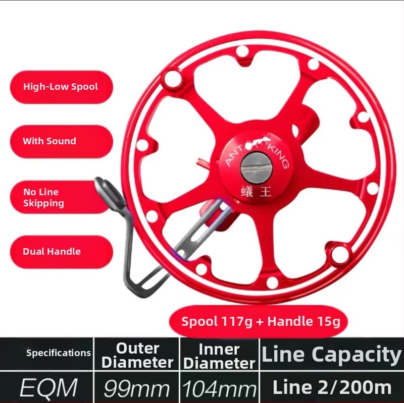 Priekšējās spoles makšķerēšanas mehānisms – Ant King, 50 gab. kastē
