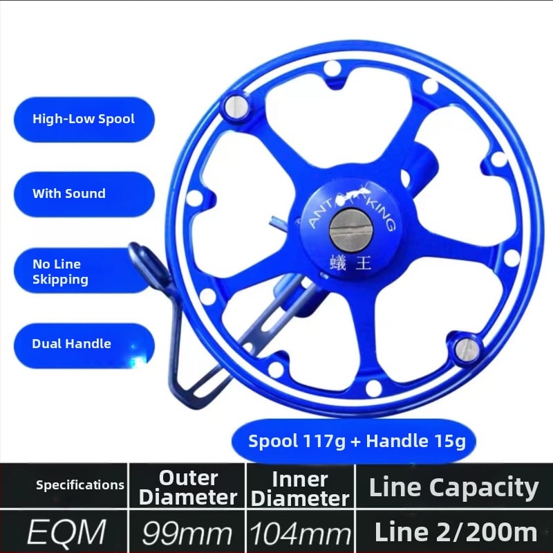 Priekšējās spoles makšķerēšanas mehānisms – Ant King, 50 gab. kastē