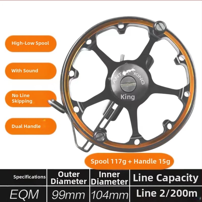 Priekšējās spoles makšķerēšanas mehānisms – Ant King, 50 gab. kastē