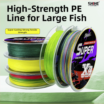 Shihe PE galvenā makšķerēšanas līnija, izturība 0.8#, garums 100000 m