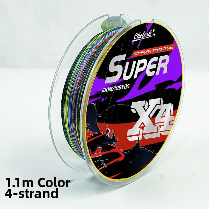 Shihe PE galvenā makšķerēšanas līnija, izturība 0.8#, garums 100000 m