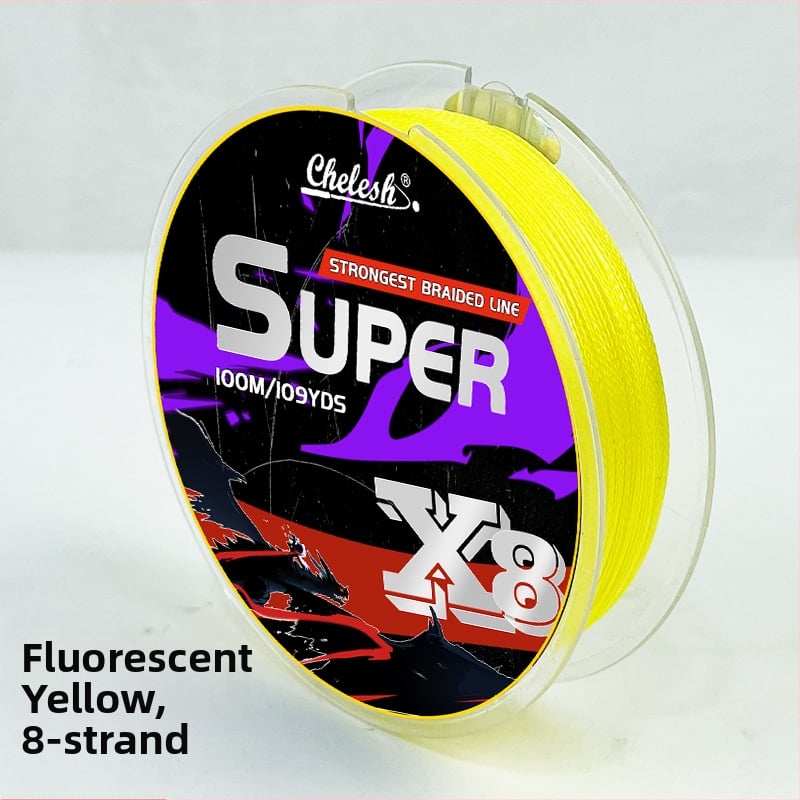 Shihe PE galvenā makšķerēšanas līnija, izturība 0.8#, garums 100000 m