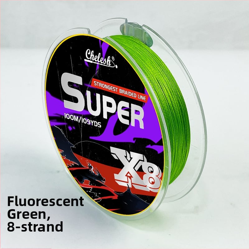 Shihe PE galvenā makšķerēšanas līnija, izturība 0.8#, garums 100000 m