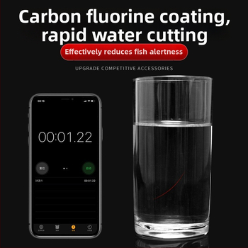 Apakšlīnijas komplekts ar pievienotu galveno līniju, neilona līnija karpiem, ārkārtīgi izturīgs vilkmes spēks