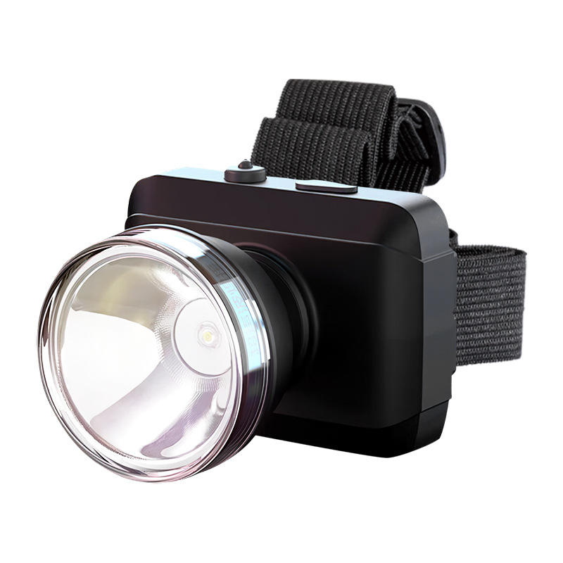 Frontala LED reîncărcabilă pentru exterior – rază 100–200 m, autonomie 5–9 ore