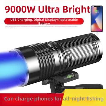 Lumină de pescuit de noapte cu laser – reîncărcabilă, alimentare cu baterie, ultra-luminoasă