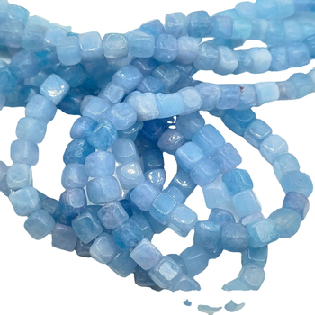 Mărgele – piatră naturală, formă pătrată, stil Baroc, componente semifabricate pentru bijuterii DIY