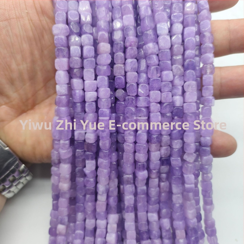 Mărgele – piatră naturală, formă pătrată, stil Baroc, componente semifabricate pentru bijuterii DIY