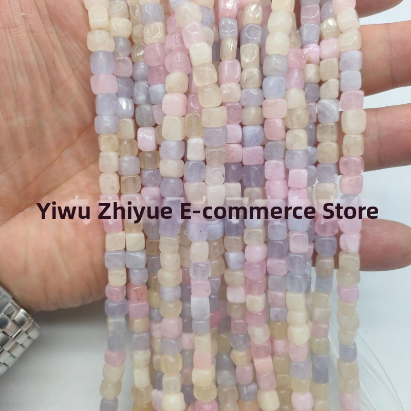 Mărgele – piatră naturală, formă pătrată, stil Baroc, componente semifabricate pentru bijuterii DIY