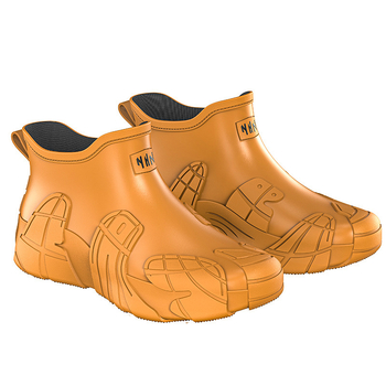 Vīriešu lietus zābaki – PVC augšdaļa, zems garums, apaļa pirksta forma, ūdensnecaurlaidīgi ārējai lietošanai