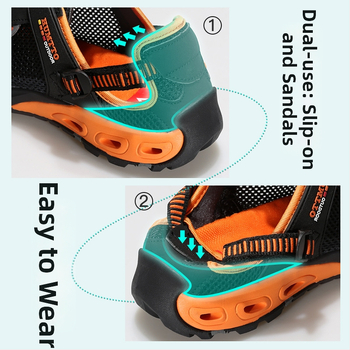 Upės takų bateliai (unisex) – greitai džiūstantys, kvėpuojanti tinklinė viršutinė dalis, EVA tarpinė padas, anti-slip gumos padas, žemas profilis; tinkami žygiams ir vandens pramogoms