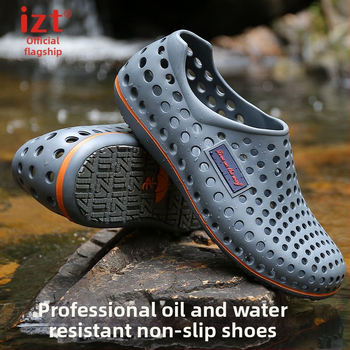 Vīriešu sandales ar gumijas zoli, EVA augšpuse, elpojošas, neslīdošas, izturīgas pret nodilumu