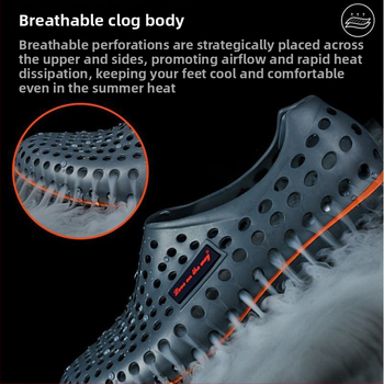 Vīriešu sandales ar gumijas zoli, EVA augšpuse, elpojošas, neslīdošas, izturīgas pret nodilumu