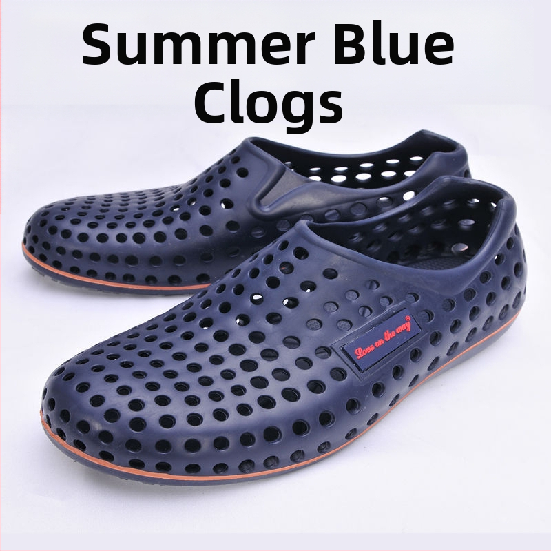 Vīriešu sandales ar gumijas zoli, EVA augšpuse, elpojošas, neslīdošas, izturīgas pret nodilumu