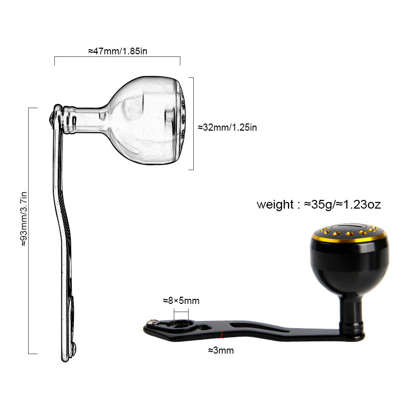 Pilnmetāla Grip Rocker spoles mehānismam – modifikācijas piederumi 8×5 DIY