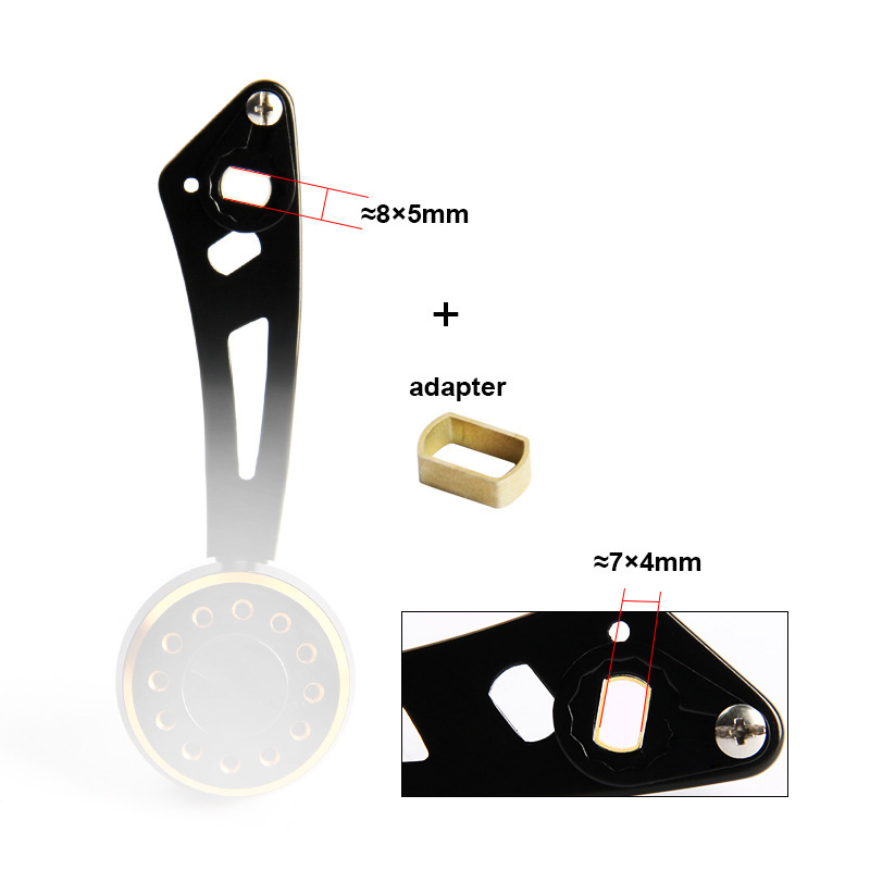 Pilnmetāla Grip Rocker spoles mehānismam – modifikācijas piederumi 8×5 DIY