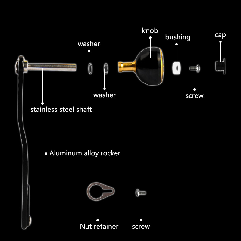 Pilnmetāla Grip Rocker spoles mehānismam – modifikācijas piederumi 8×5 DIY