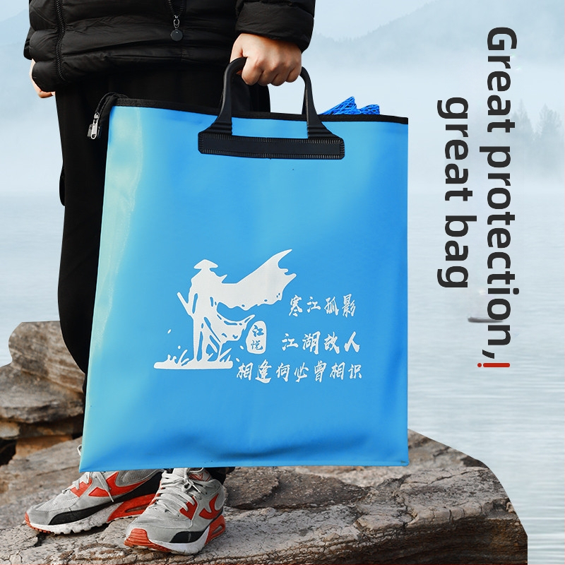 Jiang Yue plastmasas makšķerēšanas piederumu soma – zivju aizsardzība; materiāls: plastmasa; funkcija: zivju aizsardzība; nav ūdensizturīga