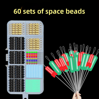Horgászfelszerelés-készlet szilikon elemekkel, csomózás elleni kialakítás, nyolcas alakú gyűrű és zsinórklipsz