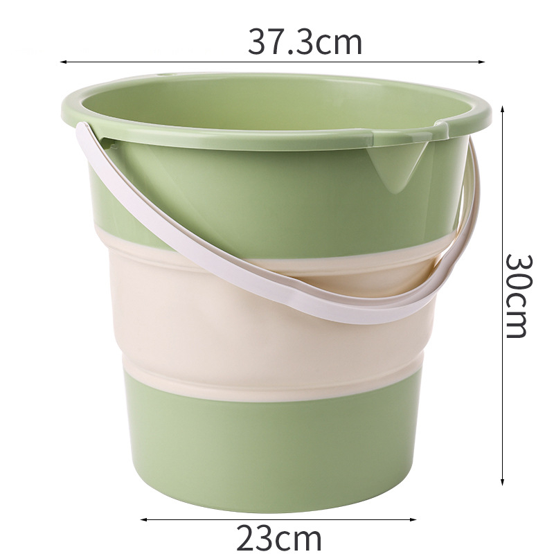 Kokkupandav ämber veega kempingu jaoks — TPE materjal, ümmargune kuju, aktiivne käepide, sobib külmale ja kuumale veele