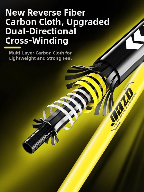 Süsinikkiust kalastusvõrgu vart komplekt teleskoopvarrega ja võrgupeaga – täis komplekt, õhuke võrk