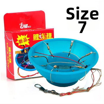 Ekspozīvs āķis (katla tipa āķis), ar dzeloņiem, 60 gab., zvejai pie okeāna piekrastes