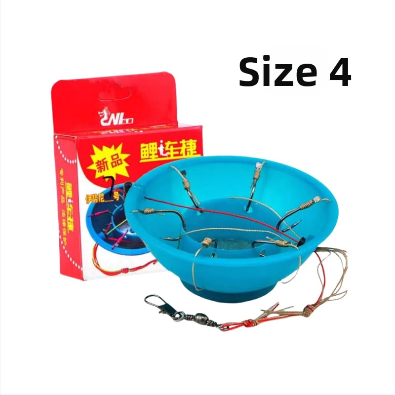 Ekspozīvs āķis (katla tipa āķis), ar dzeloņiem, 60 gab., zvejai pie okeāna piekrastes