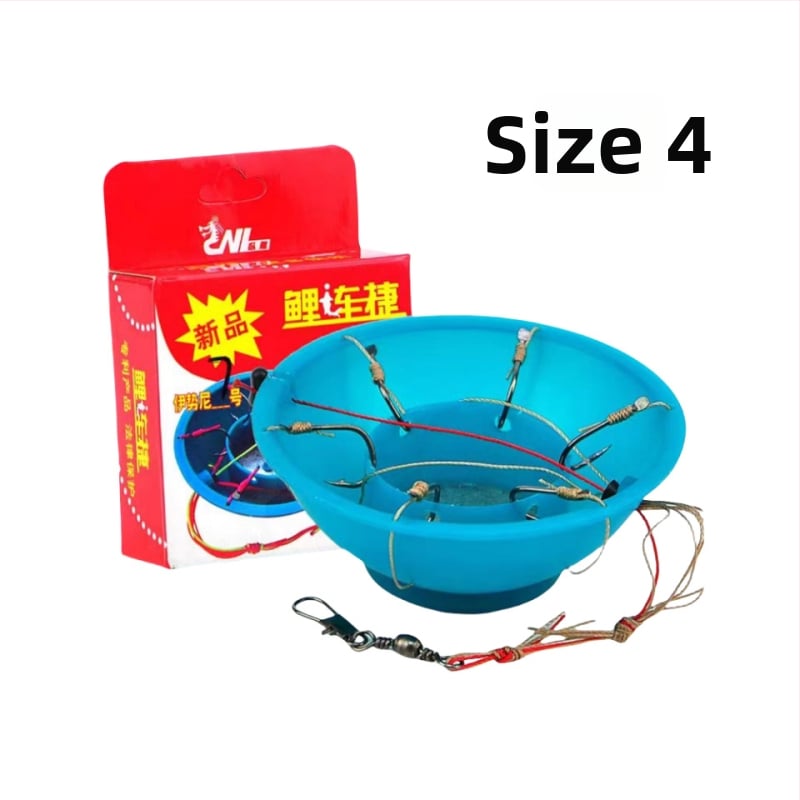 Ekspozīvs āķis (katla tipa āķis), ar dzeloņiem, 60 gab., zvejai pie okeāna piekrastes