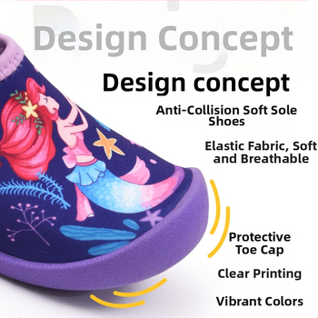 Vaikų vandens bateliai vandens parkams, žemas viršus, TPR padas, TPR vidpadis, tinklinis įdėklas