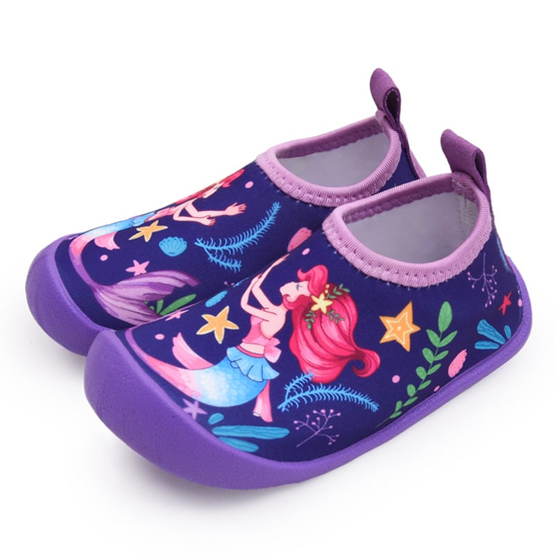 Vaikų vandens bateliai vandens parkams, žemas viršus, TPR padas, TPR vidpadis, tinklinis įdėklas