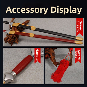 Tai Chi kard edzéshez – lágy hangú gyakorlókard, ultra könnyű, éleség nélküli, felnőtteknek és gyerekeknek.