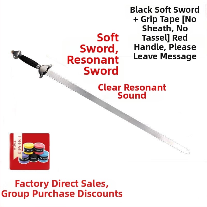 Tai Chi kard edzéshez – lágy hangú gyakorlókard, ultra könnyű, éleség nélküli, felnőtteknek és gyerekeknek.