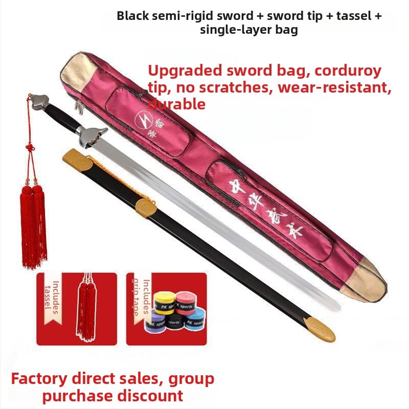 Tai Chi kard edzéshez – lágy hangú gyakorlókard, ultra könnyű, éleség nélküli, felnőtteknek és gyerekeknek.