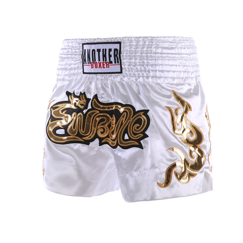 Muay Thai šorcevi, tajski stil, tkanina 100% poliester s poliesterom podstavom, za borilačke sportove, fitness i ekstremne treninge.