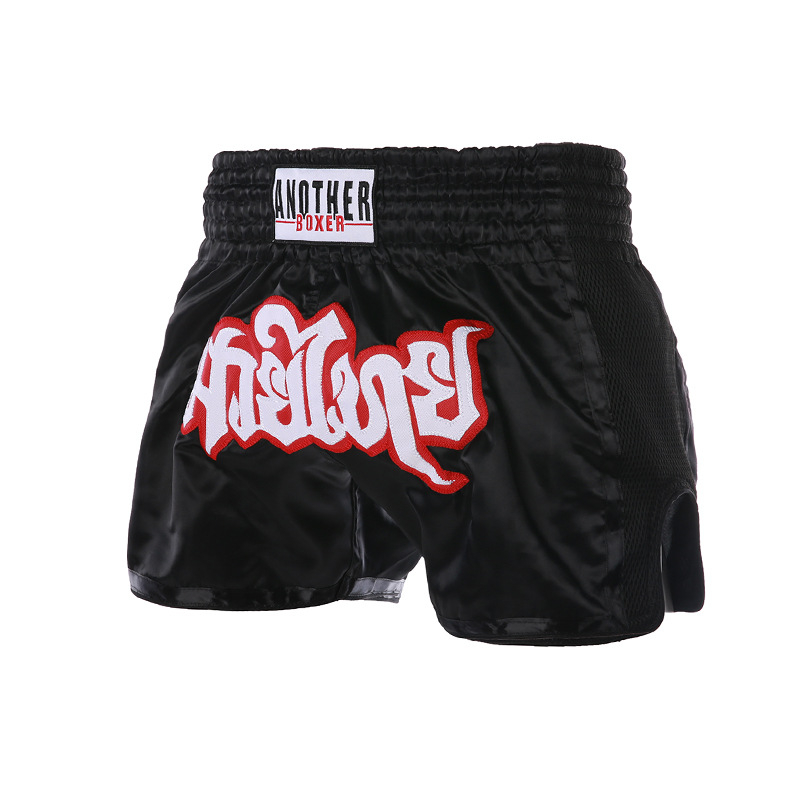 Muay Thai mrežaste šorceve – izdržljive, jednostavne i privlačnog dizajna, brzo se suše za trening boksa i borilačkih vještina; unisex, odrasli; 100% poliester tkanina s podstavom