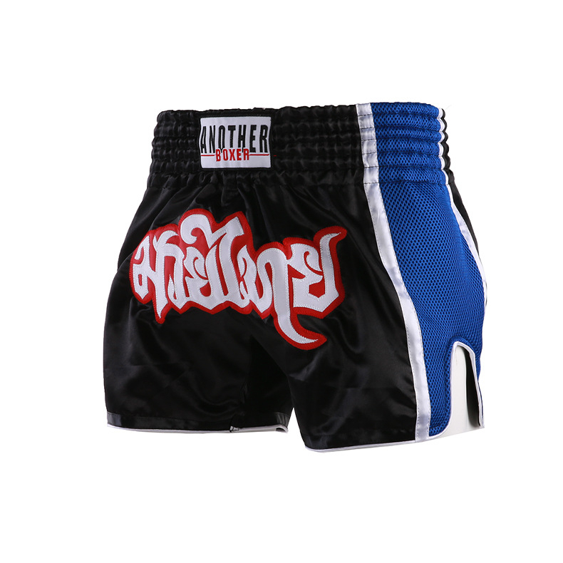 Muay Thai mrežaste šorceve – izdržljive, jednostavne i privlačnog dizajna, brzo se suše za trening boksa i borilačkih vještina; unisex, odrasli; 100% poliester tkanina s podstavom