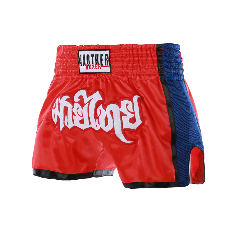 Muay Thai mrežaste šorceve – izdržljive, jednostavne i privlačnog dizajna, brzo se suše za trening boksa i borilačkih vještina; unisex, odrasli; 100% poliester tkanina s podstavom
