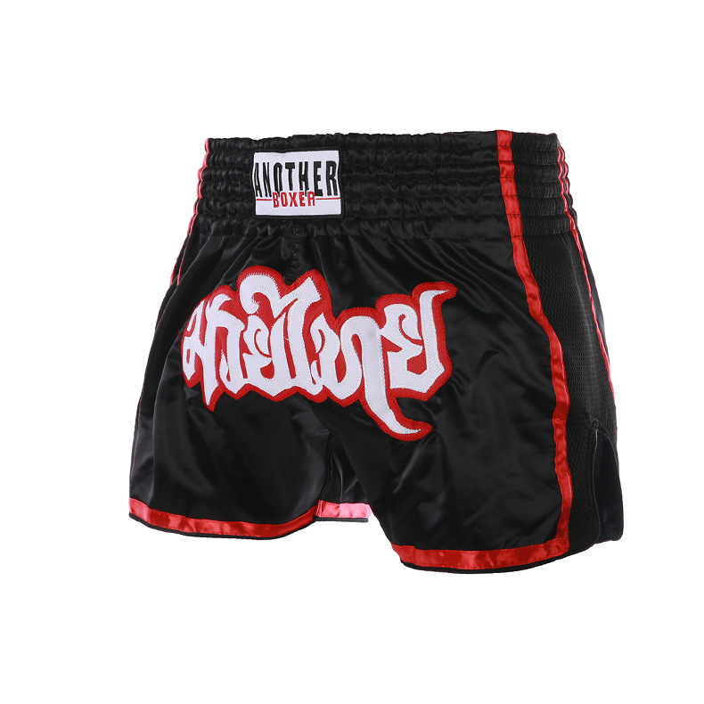 Muay Thai mrežaste šorceve – izdržljive, jednostavne i privlačnog dizajna, brzo se suše za trening boksa i borilačkih vještina; unisex, odrasli; 100% poliester tkanina s podstavom