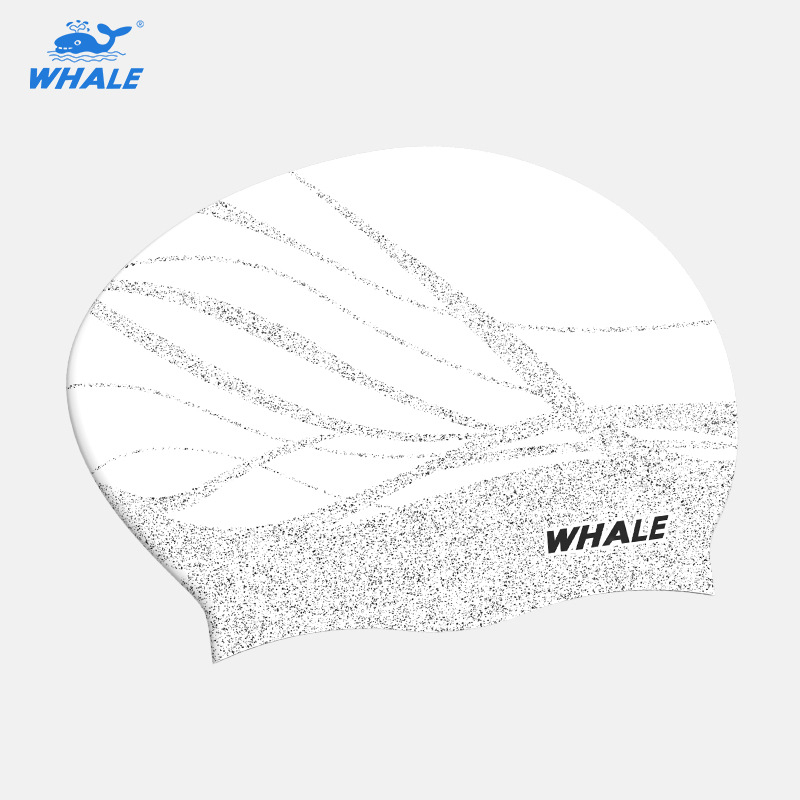 Whale silikonska kapa za plivanje – unisex za odrasle, otisak, za plivanje i vodene sportove