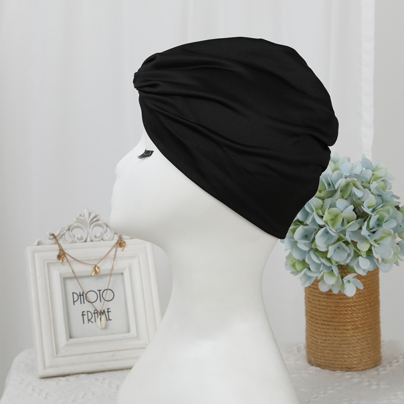 Ženska najlonska kapa za plivanje, udobna i prozračna, ne tlači glavu, plisirani dizajn vizualno sužava lice, za odrasle, idealna za plivanje i termalne kupke