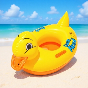 Naduvani plivački prsten za djecu - životinjski uzorak, PVC ekološki prihvatljiv, debljina 18 mm, ručno napuhivanje