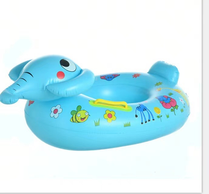 Naduvani plivački prsten za djecu - životinjski uzorak, PVC ekološki prihvatljiv, debljina 18 mm, ručno napuhivanje