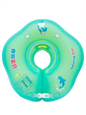 Dječji napuhnjeni plivački prsten s motivom latica, PVC, pogodna za plivanje i hodanje u vodi