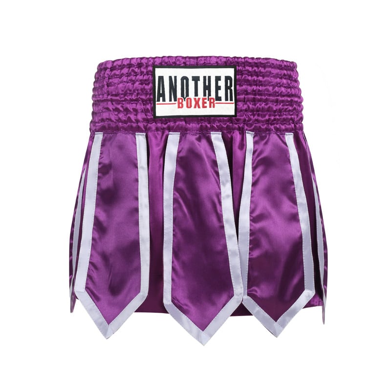 Uniszex Muay Thai/MMA edzőshortok szalagdíszítéssel, 100% poliészter