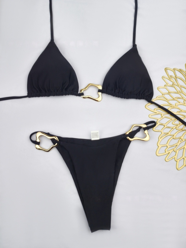 2025 nova Gini bikini set - ženski dvodijelni kupaći kostim s uskim trakama
