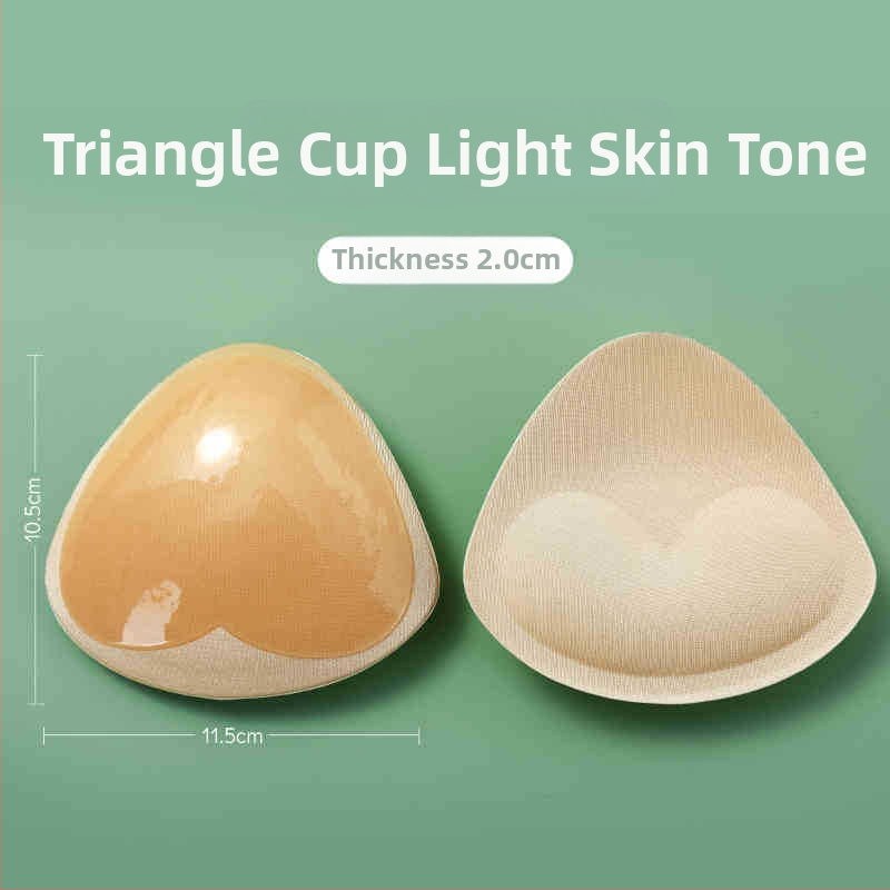 Independent neilona krūšu spilventiņi peldkostīmiem – pašlīmējoši, trīsstūra, divpusēji, krūšu veidošanai