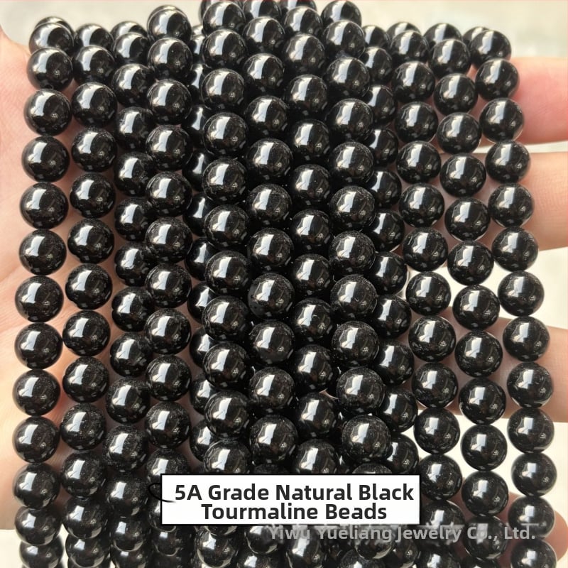 DIY ékszer gyöngyök turmalinból — természetes turmalin sorozat, vágás, csiszolás, polírozás, prémium stílus